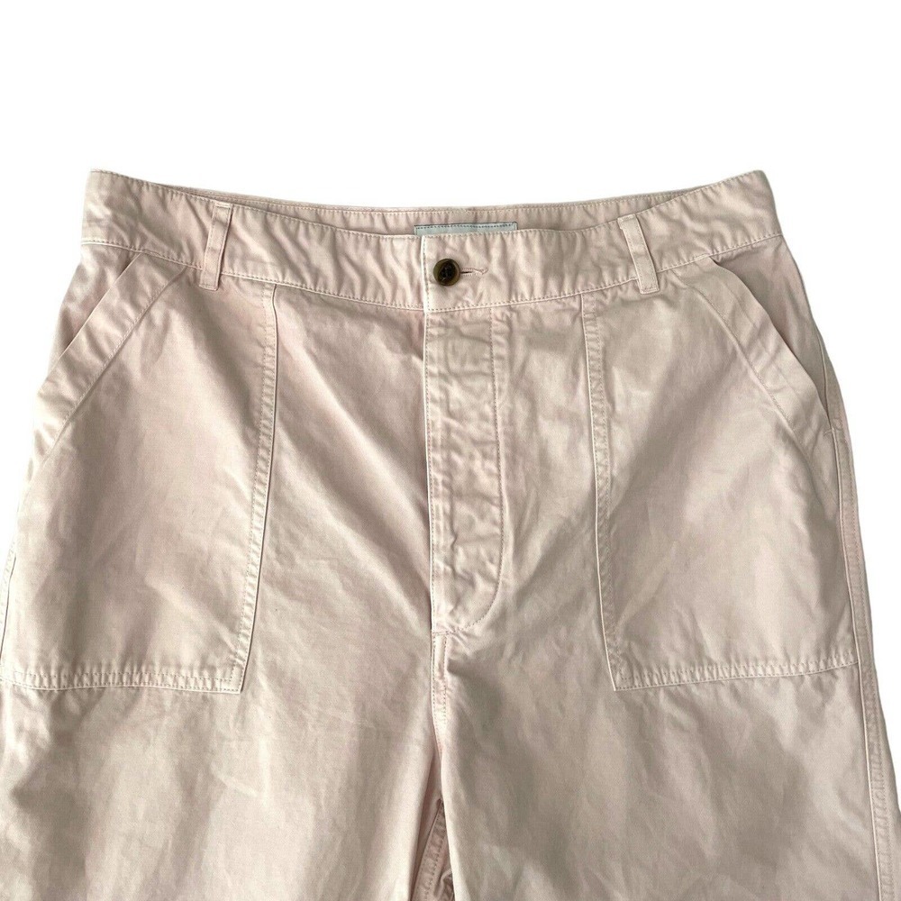Officine Generale Saskia Light Pink High Rise Button Fly Chino Pants Size 30 - Picture 7 of 10